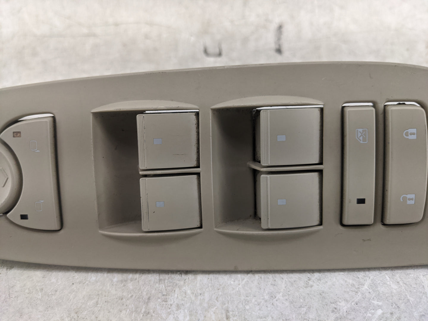 2006-2011 Cadillac Dts Master Power Window Switch Replacement Driver Side Left P/N:20834887AA F00HJ00535 Fits OEM Used Auto 