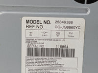 2008-2011 Cadillac Dts Radio AM FM Cd Player Receiver Replacement P/N:25849388 CQ-JG8860YC Fits Fits 2008 2009 2010 2011 OEM