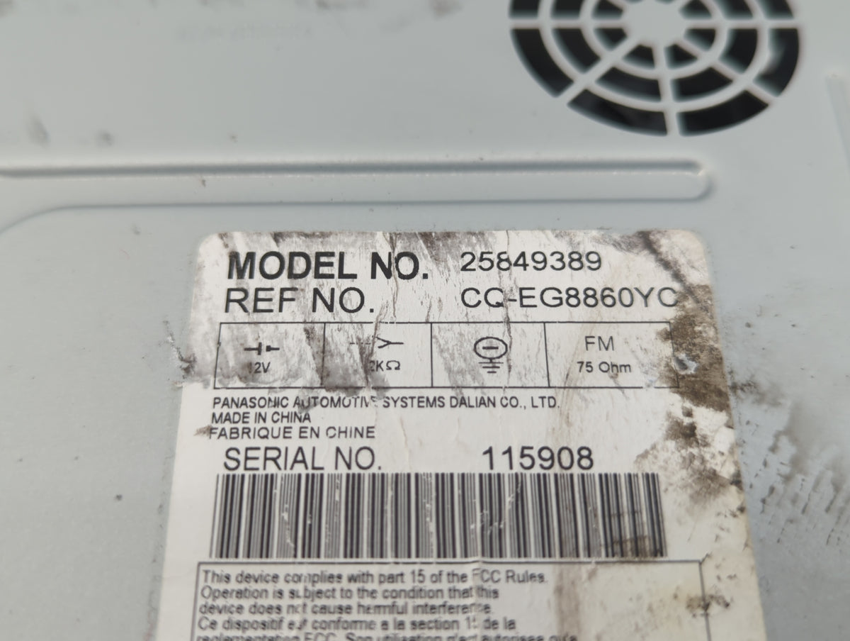 2008-2011 Cadillac Dts Am Fm Cd Player Radio Receiver 548997 - Oemusedautoparts1.com