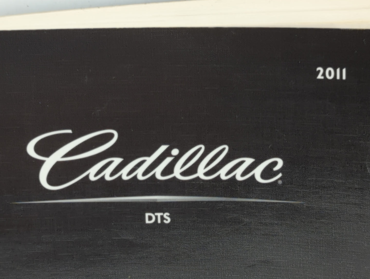 2011 Cadillac Dts Owners Manual Book Guide P/N:20934783 A OEM Used Auto Parts - Oemusedautoparts1.com