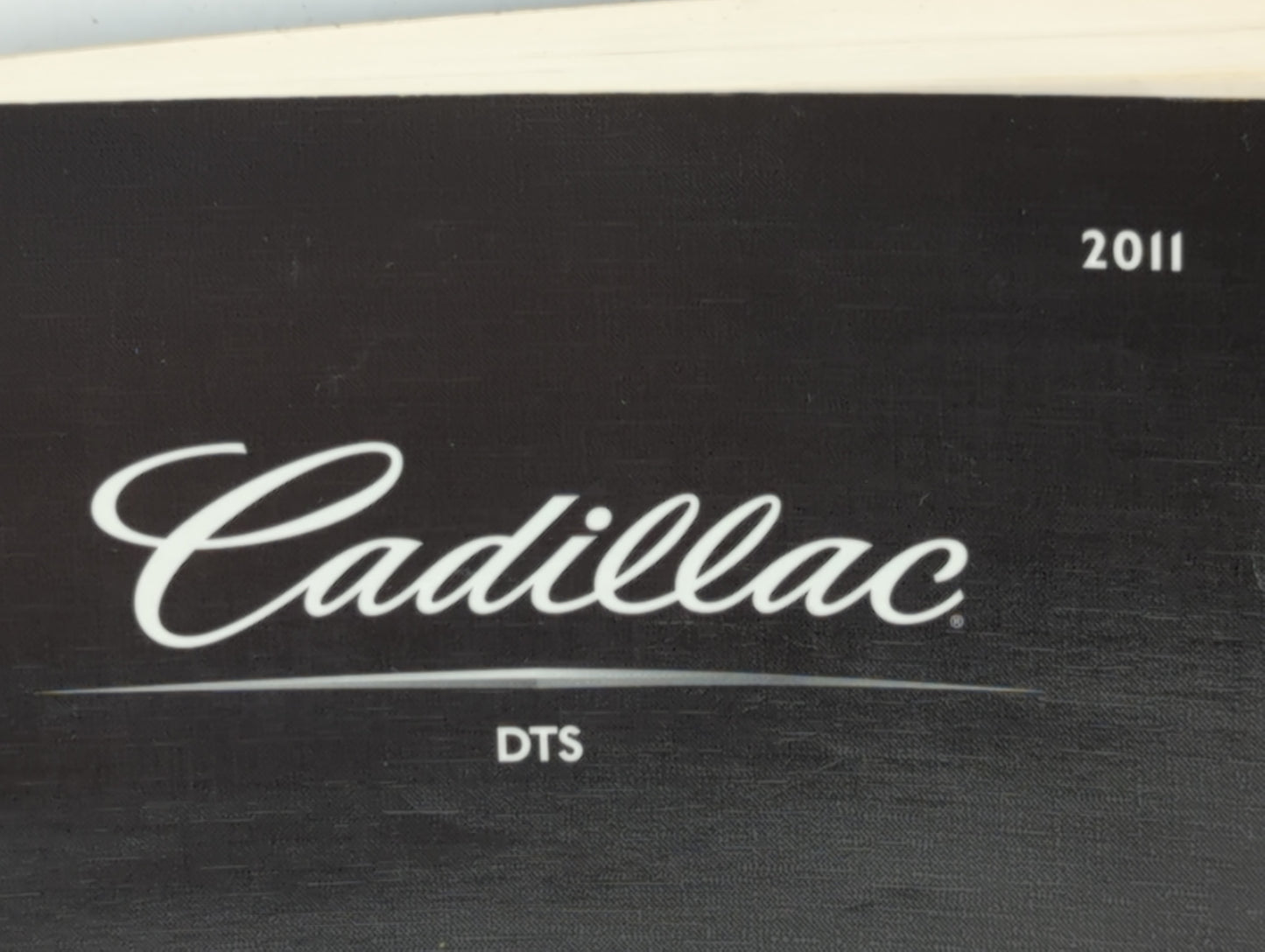 2011 Cadillac Dts Owners Manual Book Guide P/N:20934783 A OEM Used Auto Parts - Oemusedautoparts1.com