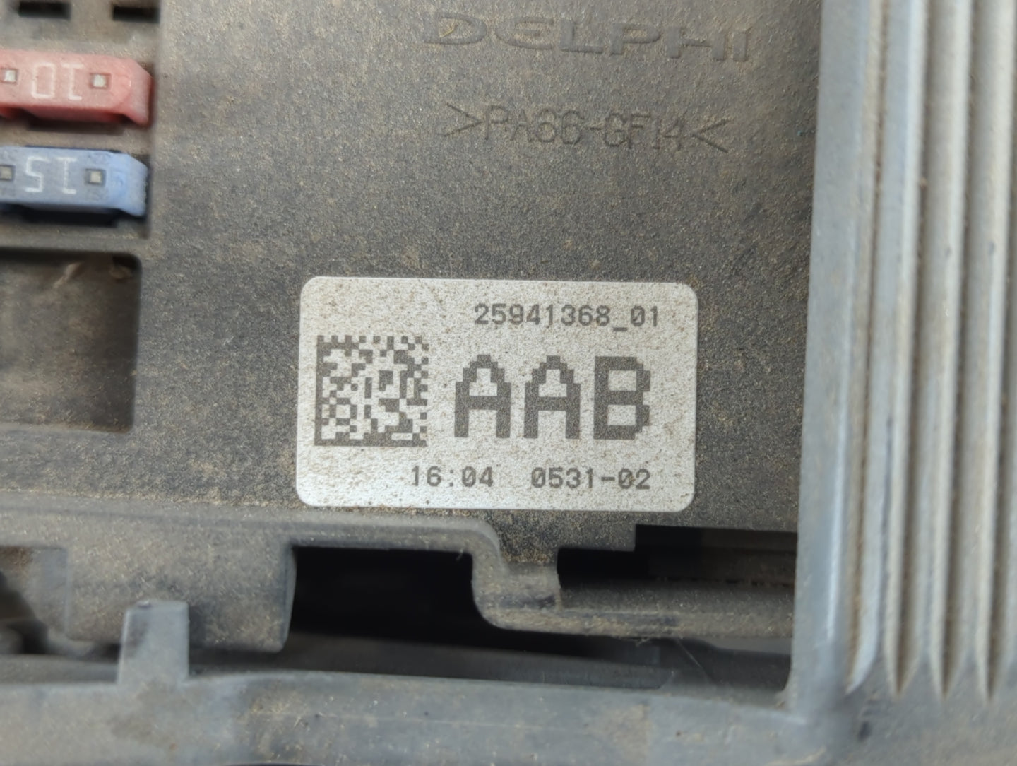 2010-2014 Cadillac Escalade Fusebox Fuse Box Panel Relay Module P/N:25941368 Fits Fits 2010 2011 2012 2013 2014 OEM Used Aut