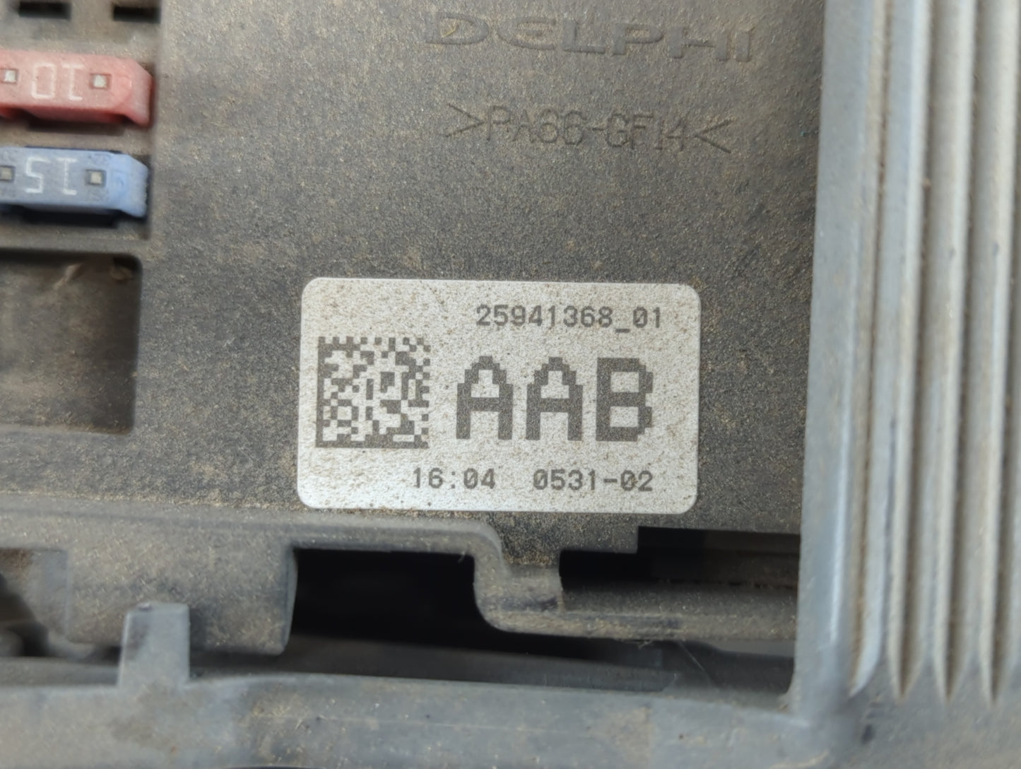 2010-2014 Cadillac Escalade Fusebox Fuse Box Panel Relay Module P/N:25941368 Fits Fits 2010 2011 2012 2013 2014 OEM Used Aut