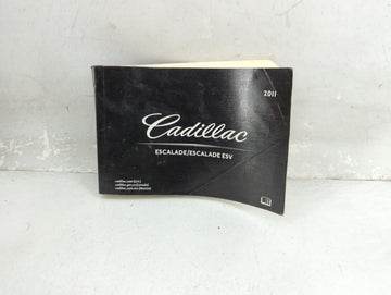 2011 Cadillac Escalade Owners Manual Book Guide P/N:25965920 OEM Used Auto Parts - Oemusedautoparts1.com