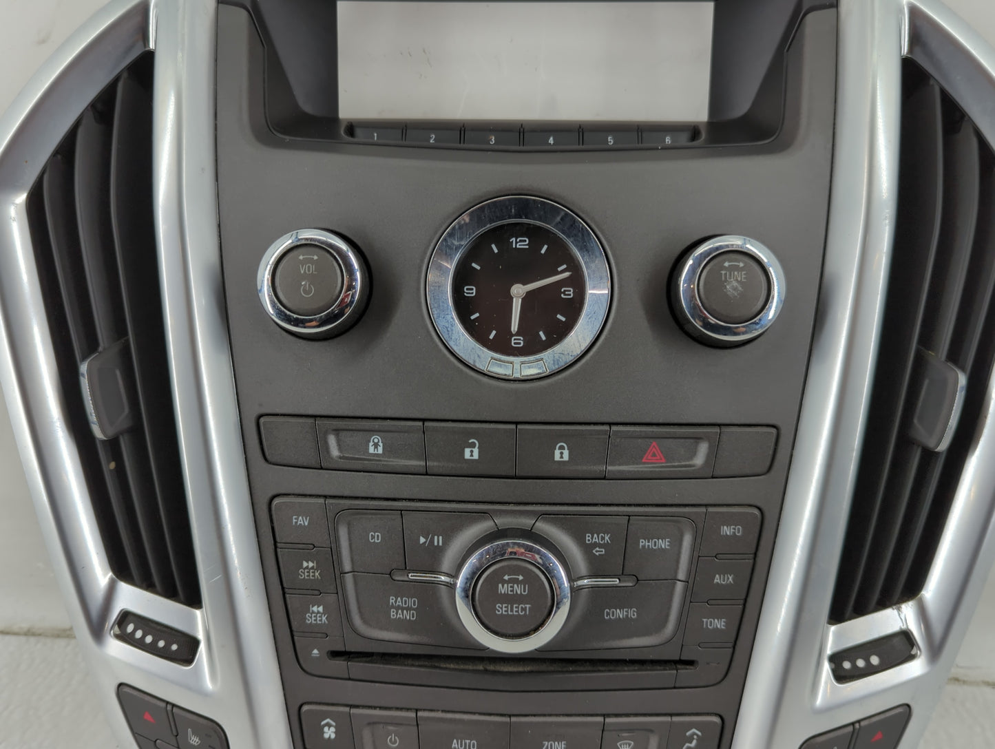 2010-2012 Cadillac Srx Radio AM FM Cd Player Receiver Replacement P/N:20864868 Fits Fits 2010 2011 2012 OEM Used Auto Parts 