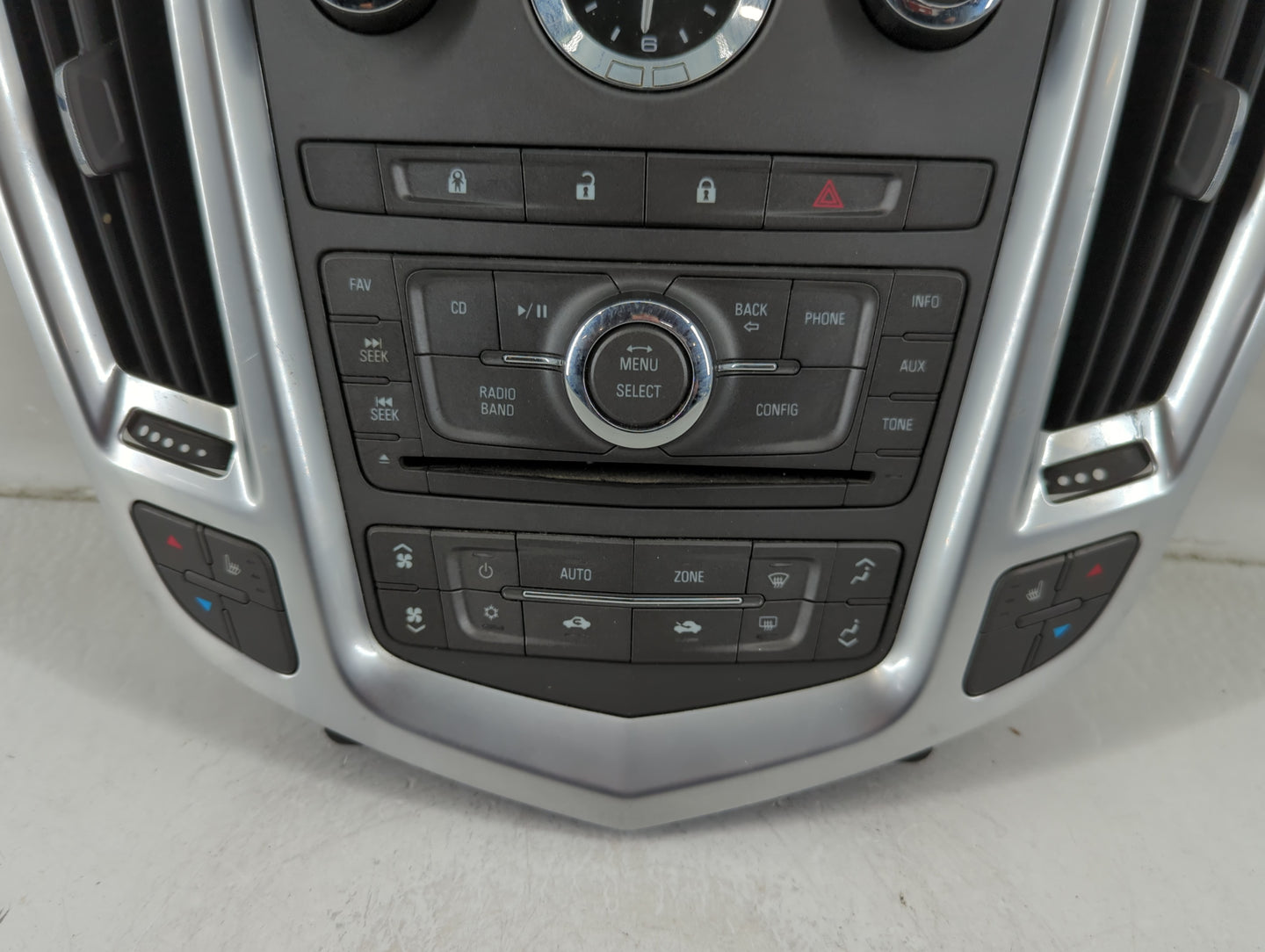 2010-2012 Cadillac Srx Radio AM FM Cd Player Receiver Replacement P/N:20864868 Fits Fits 2010 2011 2012 OEM Used Auto Parts 