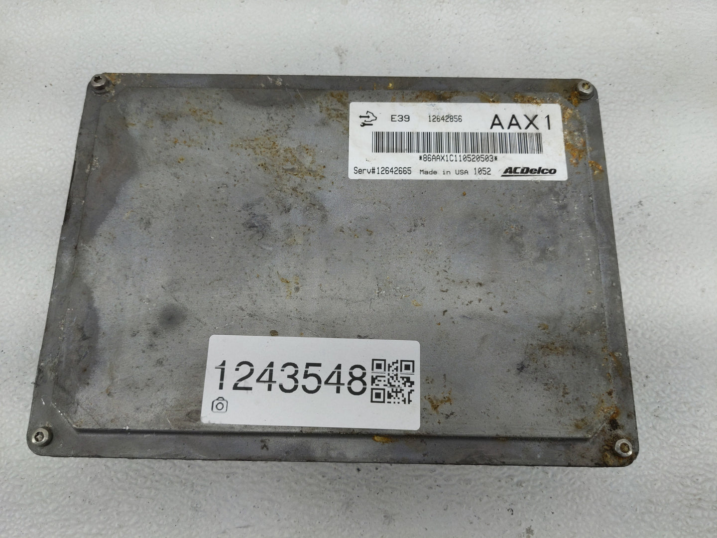 2010-2011 Cadillac Srx PCM Engine Control Computer ECU ECM PCU OEM P/N:12642856 Fits Fits 2010 2011 2012 2013 OEM Used Auto 
