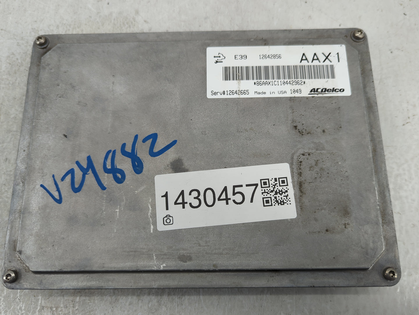 2010-2011 Cadillac Srx PCM Engine Control Computer ECU ECM PCU OEM P/N:12642856 Fits Fits 2010 2011 2012 2013 OEM Used Auto 