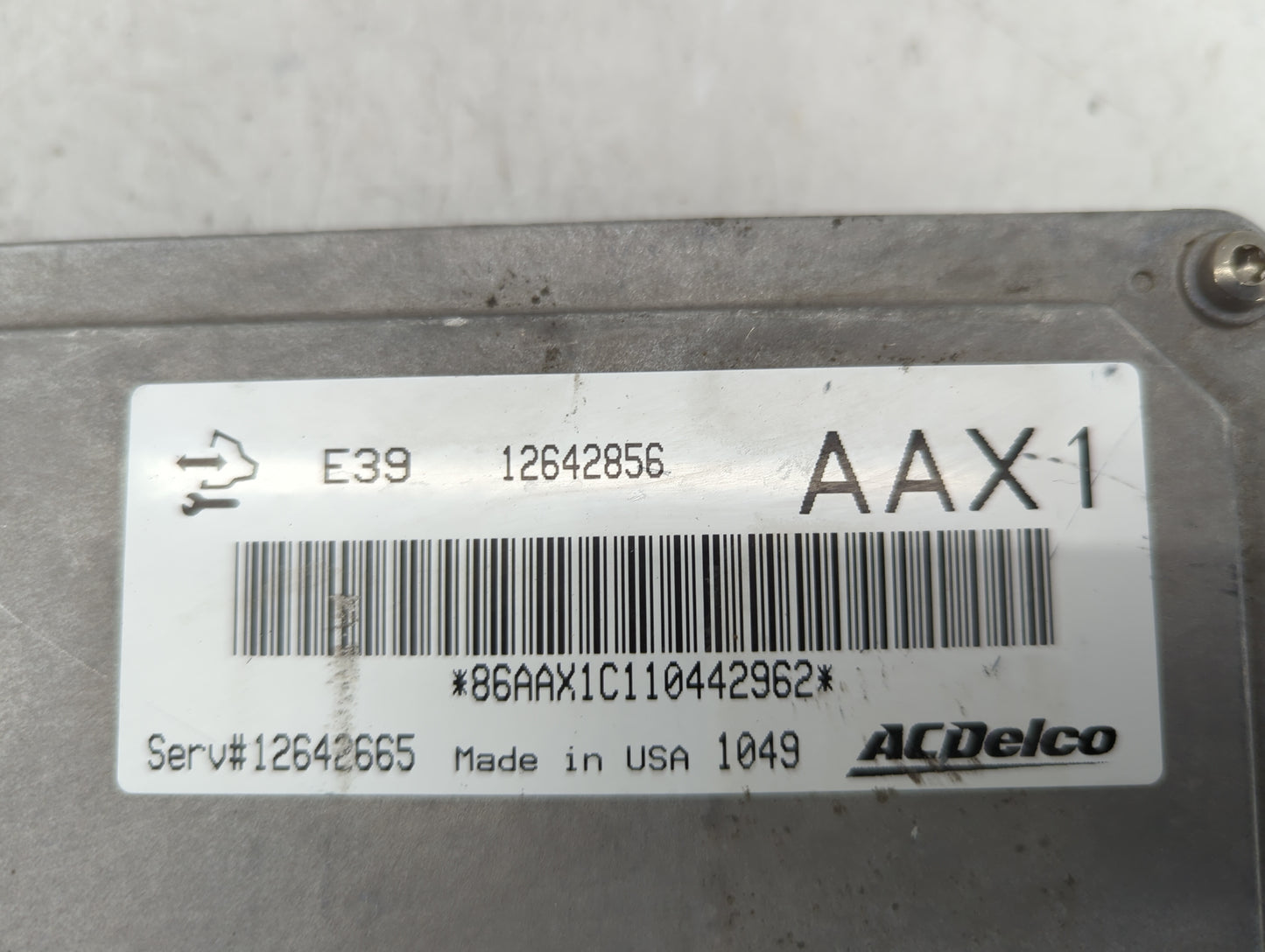 2010-2011 Cadillac Srx PCM Engine Control Computer ECU ECM PCU OEM P/N:12642856 Fits Fits 2010 2011 2012 2013 OEM Used Auto 