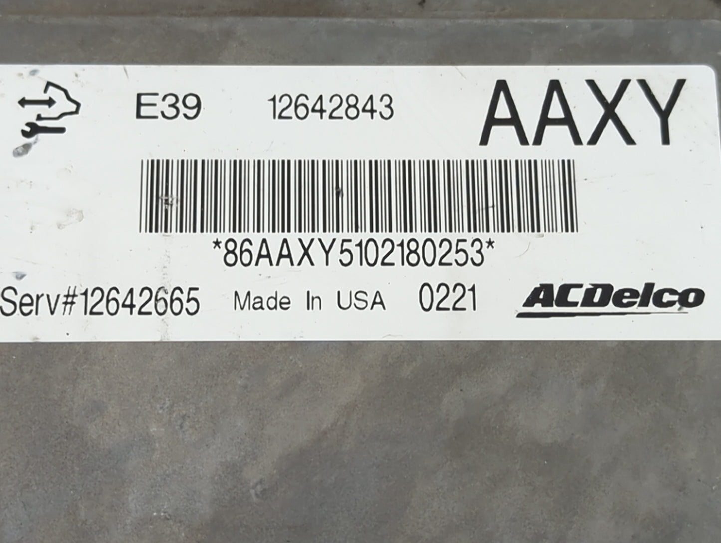 2010-2011 Cadillac Srx PCM Engine Control Computer ECU ECM PCU OEM P/N:12642843 12642665 Fits Fits 2010 2011 2012 2013 OEM U