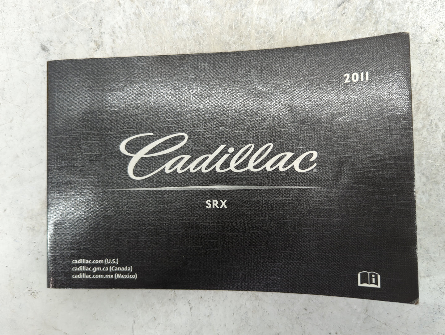 2011 Cadillac Srx Owners Manual Book Guide P/N:20784402 OEM Used Auto Parts - Oemusedautoparts1.com