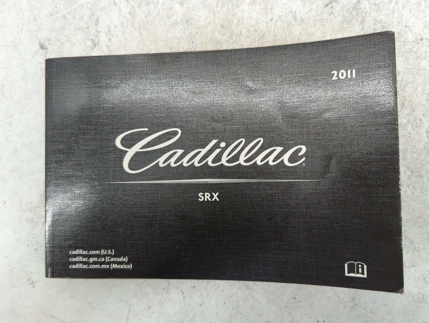 2011 Cadillac Srx Owners Manual Book Guide P/N:20784402 OEM Used Auto Parts - Oemusedautoparts1.com