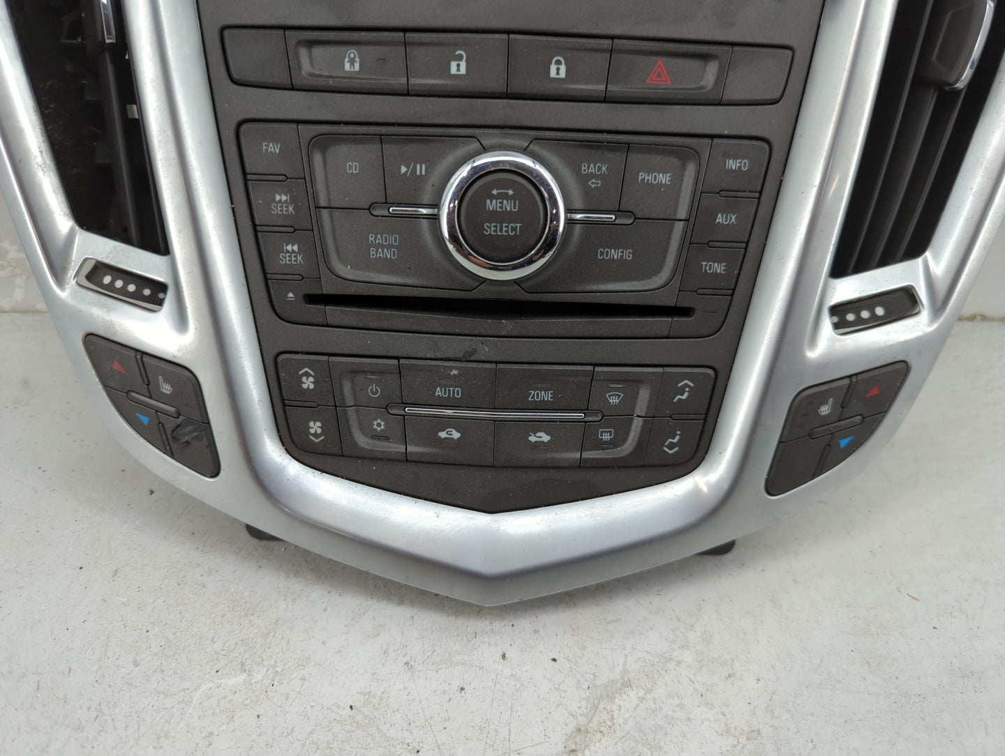 2010-2012 Cadillac Srx Radio Control Panel 1464770 - Oemusedautoparts1.com