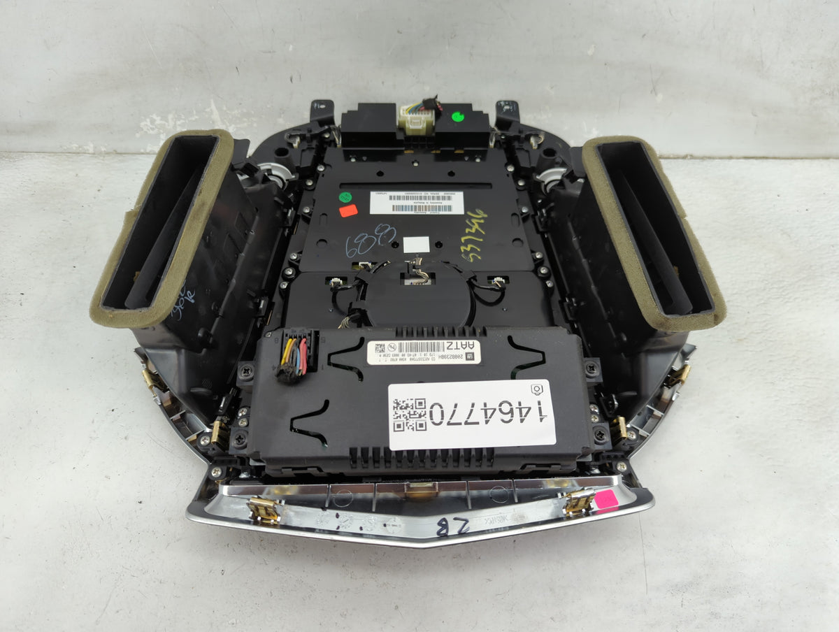2010-2012 Cadillac Srx Radio Control Panel 1464770 - Oemusedautoparts1.com