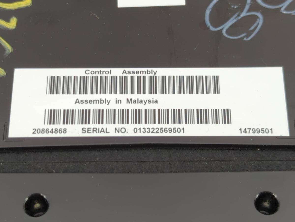 2010-2012 Cadillac Srx Radio Control Panel 1464770 - Oemusedautoparts1.com