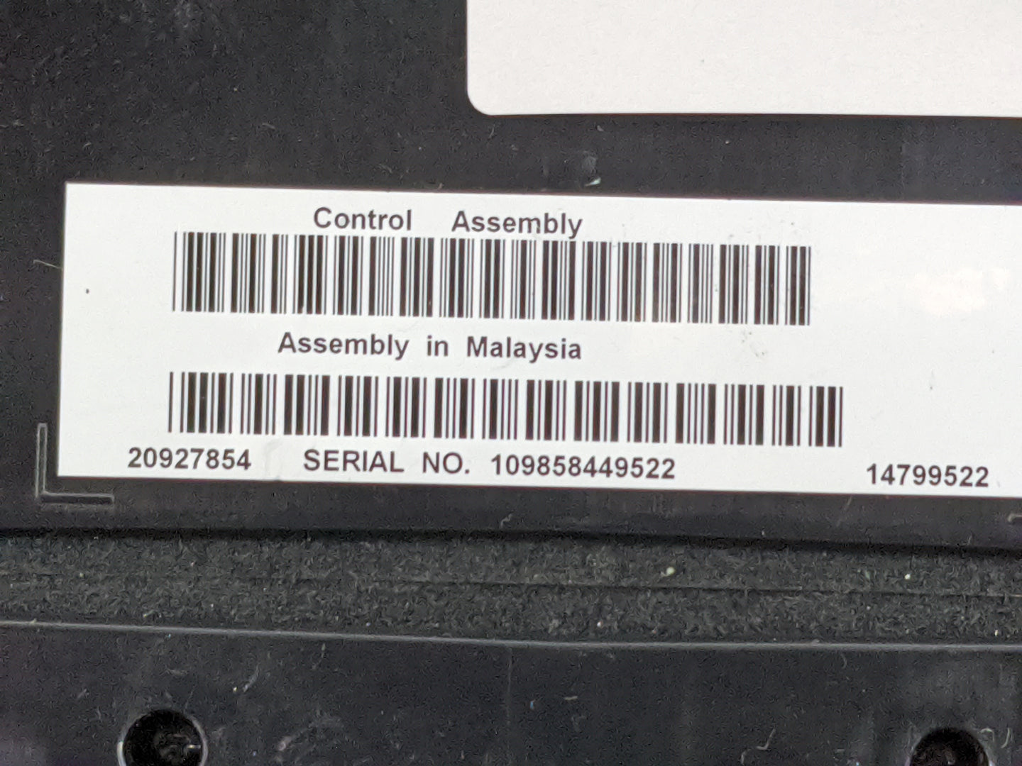 2011 Cadillac Srx Climate Control Module Temperature AC/Heater Replacement P/N:20927854 14799522, 109858449522 Fits OEM Used