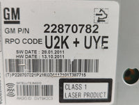 2011-2012 Cadillac Srx Am Fm Cd Player Radio Receiver - Oemusedautoparts1.com