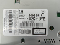 2011-2012 Cadillac Srx Radio AM FM Cd Player Receiver Replacement P/N:20983517 Fits Fits 2010 2011 2012 OEM Used Auto Parts 