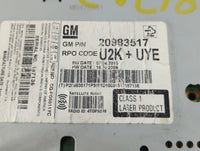 2011-2012 Cadillac Srx Am Fm Cd Player Radio Receiver - Oemusedautoparts1.com
