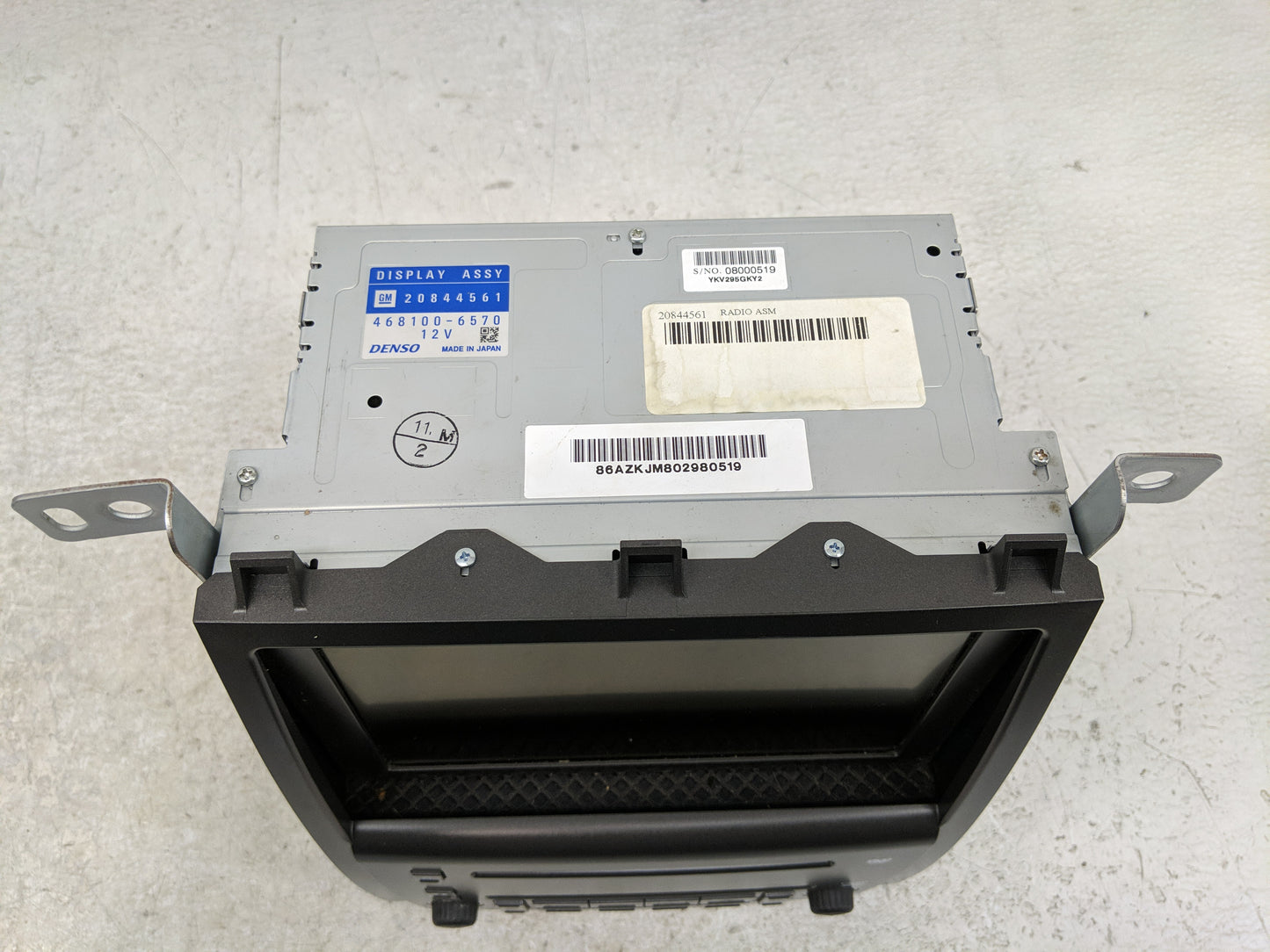 2009-2011 Cadillac Sts Radio AM FM Cd Player Receiver Replacement P/N:468100-6570 20844561 Fits Fits 2009 2010 2011 OEM Used