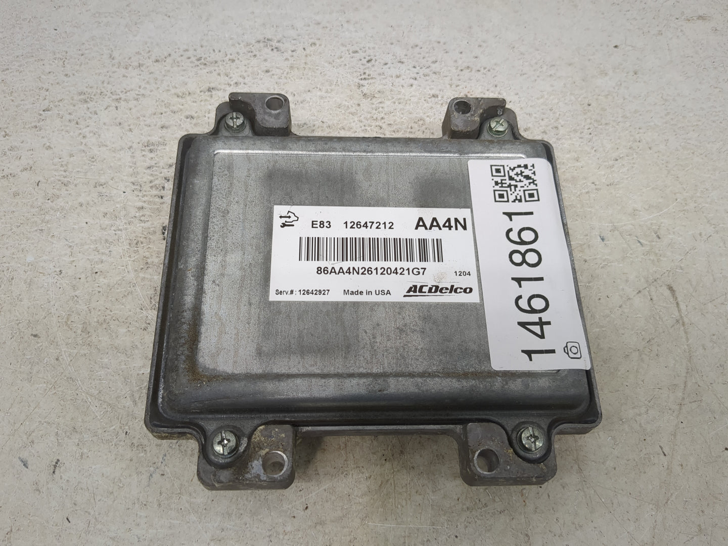 2009-2011 Chevrolet Aveo PCM Engine Control Computer ECU ECM PCU OEM P/N:12647212 12638924, 86AARG46109100DA, 12636386 Fits 