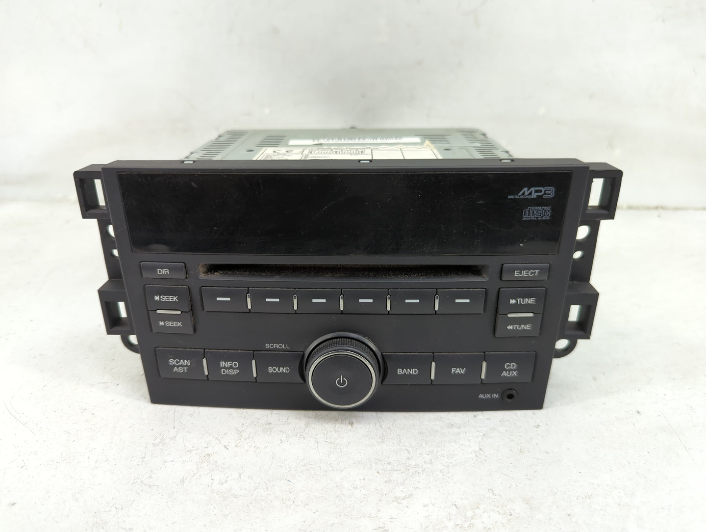 2010-2011 Chevrolet Aveo Radio AM FM Cd Player Receiver Replacement P/N:AGC-7110TA-EZ 95215876 Fits Fits 2010 2011 OEM Used 