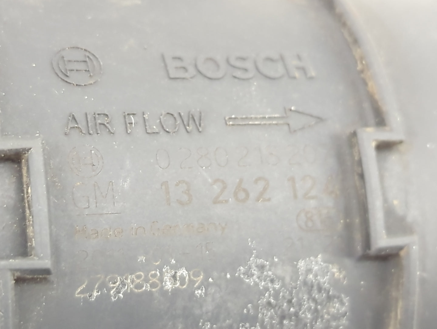 2009-2011 Chevrolet Aveo Mass Air Flow Meter Maf 1488315 - Oemusedautoparts1.com