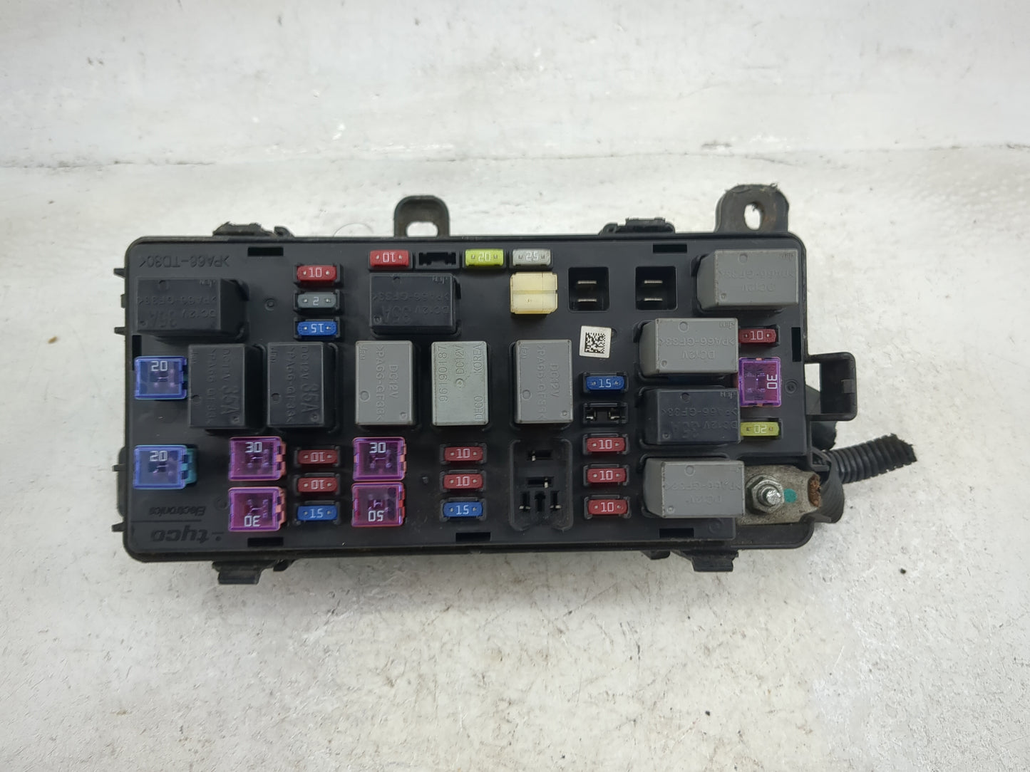 2009-2011 Chevrolet Aveo Fusebox Fuse Box Panel Relay Module P/N:96839233ZA Fits Fits 2009 2010 2011 OEM Used Auto Parts - O