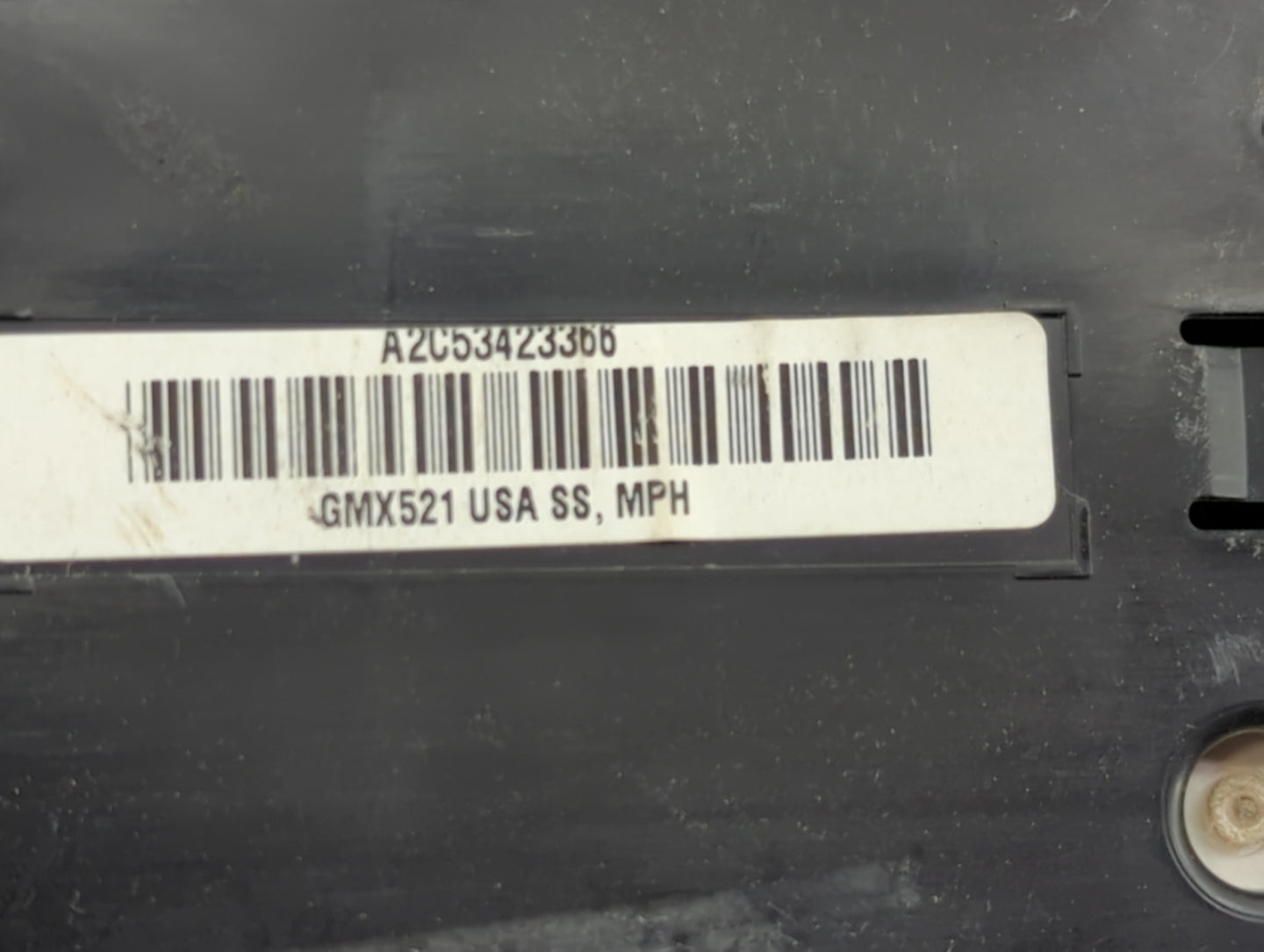 2011 Chevrolet Camaro Instrument Cluster Speedometer Gauges P/N:A2C53423366 Miles: Fits OEM Used Auto Parts - Oemusedautopar