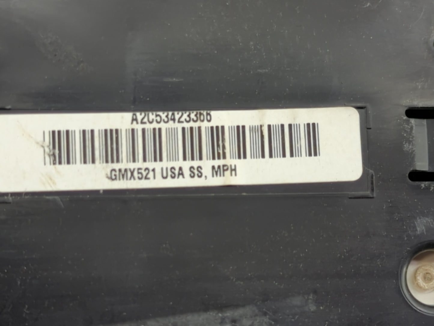 2011 Chevrolet Camaro Instrument Cluster Speedometer Gauges P/N:A2C53423366 Miles: Fits OEM Used Auto Parts - Oemusedautopar