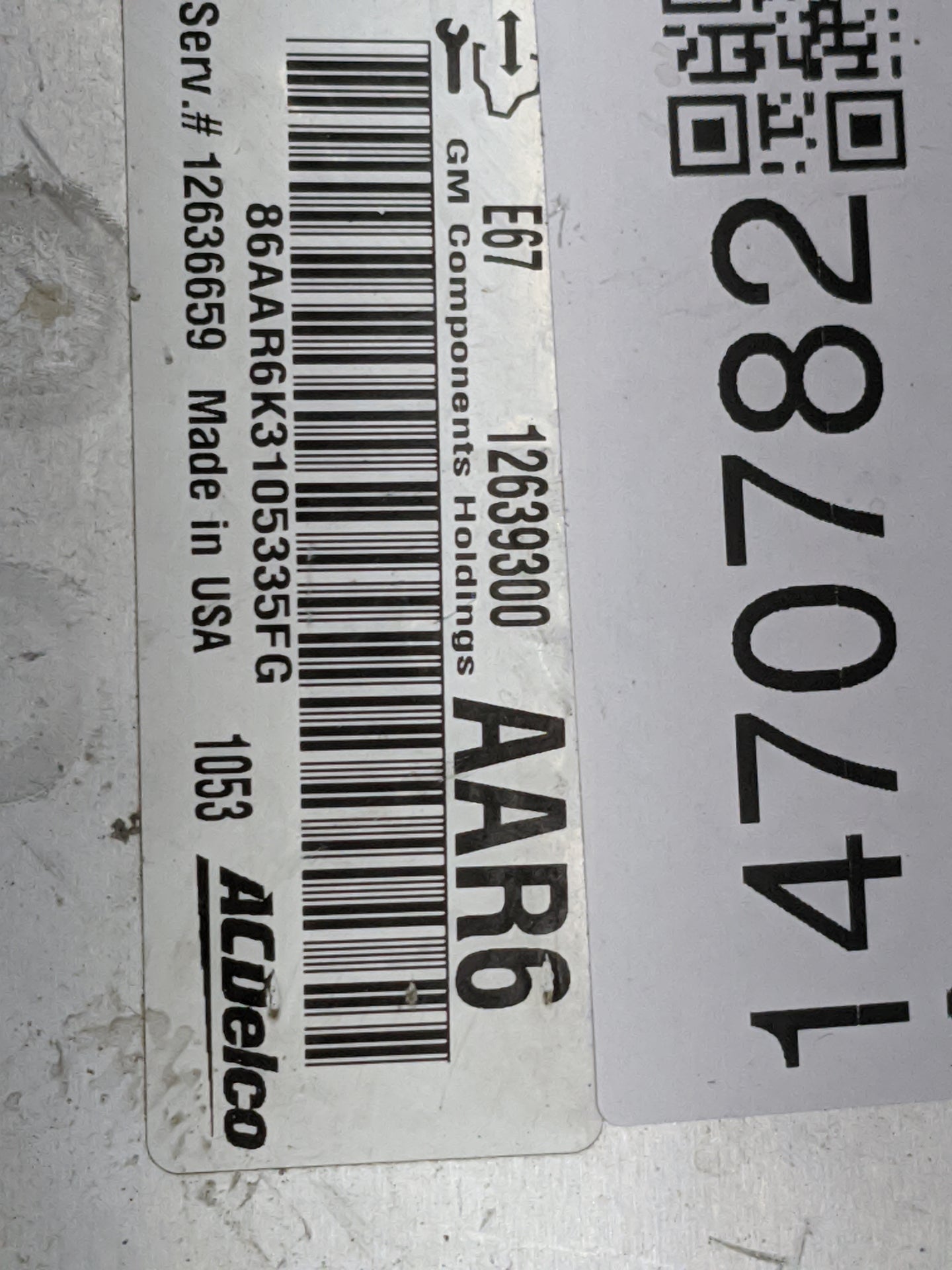 2009-2012 Chevrolet Colorado PCM Engine Control Computer ECU ECM PCU OEM P/N:12639300 12636659 Fits Fits 2009 2010 2011 2012
