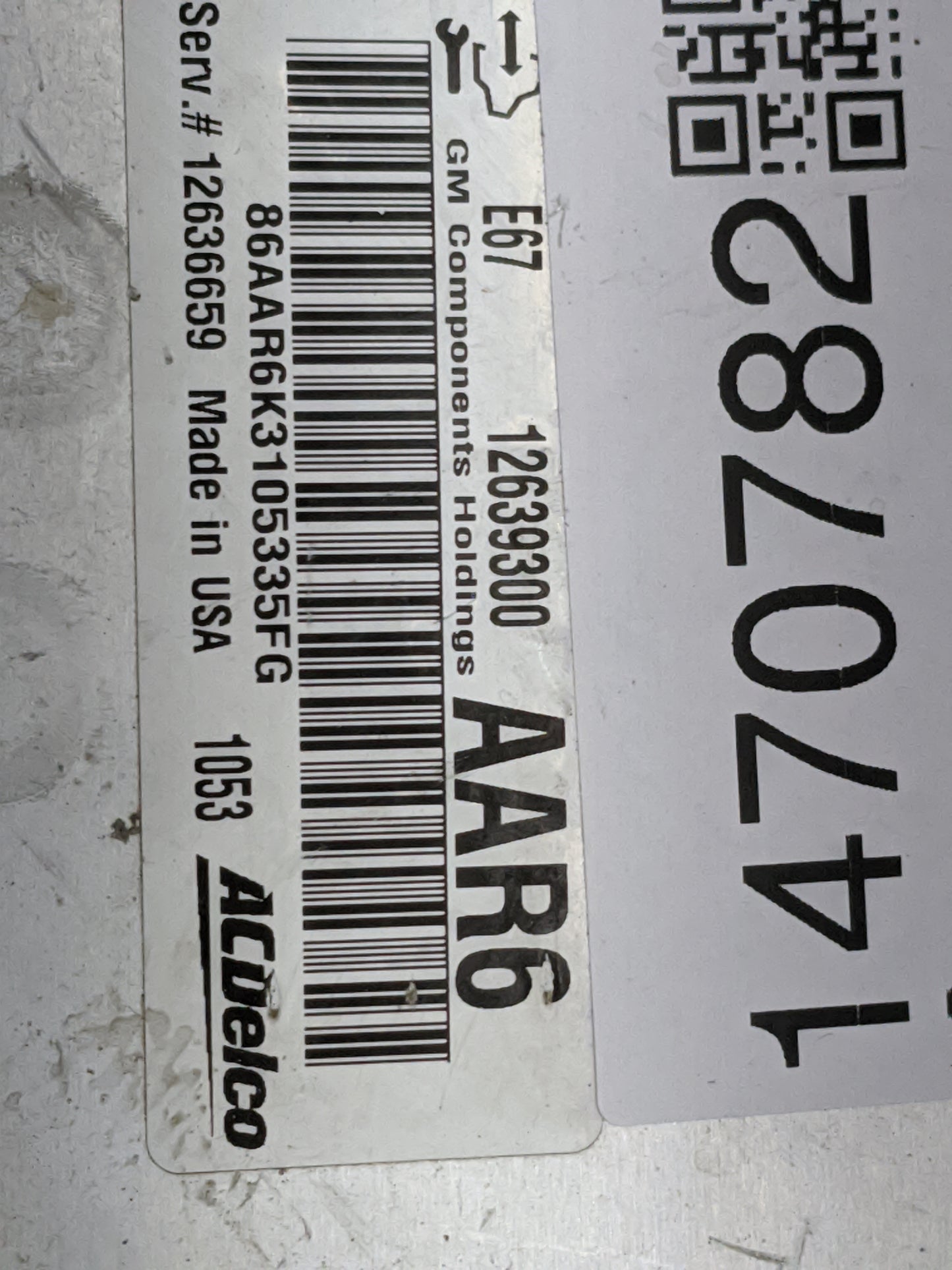 2009-2012 Chevrolet Colorado PCM Engine Control Computer ECU ECM PCU OEM P/N:12639300 12636659 Fits Fits 2009 2010 2011 2012