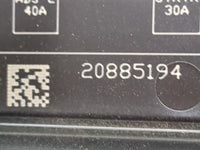 2009-2012 Chevrolet Colorado Fusebox Fuse Box Panel Relay Module P/N:20885194 Fits Fits 2009 2010 2011 2012 OEM Used Auto Pa