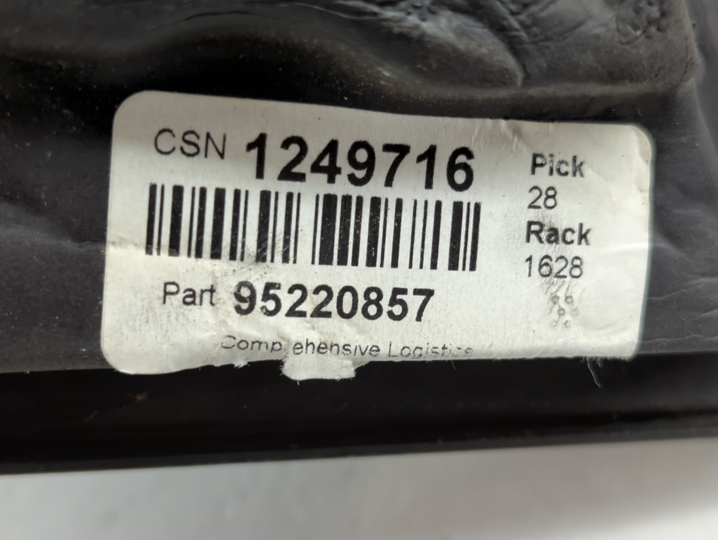 2011 Chevrolet Cruze Passenger Right Side View Manual Door Mirror Black - Oemusedautoparts1.com