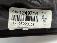 2011 Chevrolet Cruze Passenger Right Side View Manual Door Mirror Black - Oemusedautoparts1.com