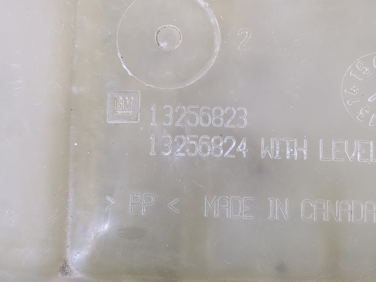 2011 Chevrolet Cruze Radiator Coolant Overflow Expansion Tank Bottle 1035551 - Oemusedautoparts1.com