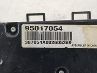 2011-2012 Chevrolet Cruze Climate Control Module Temperature AC/Heater Replacement P/N:95017054 Fits Fits 2011 2012 OEM Used