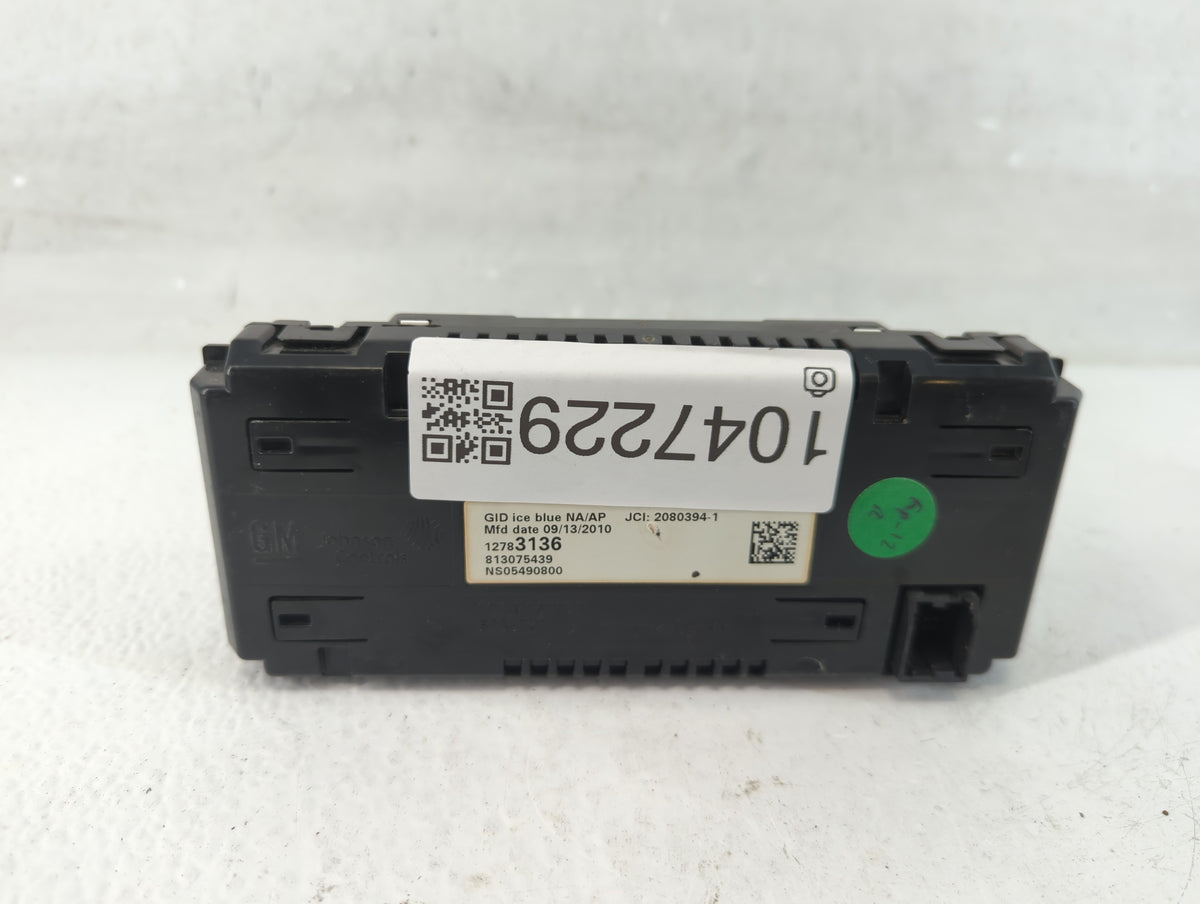 2011-2016 Chevrolet Cruze Information Radio Display Screen 1047229 - Oemusedautoparts1.com