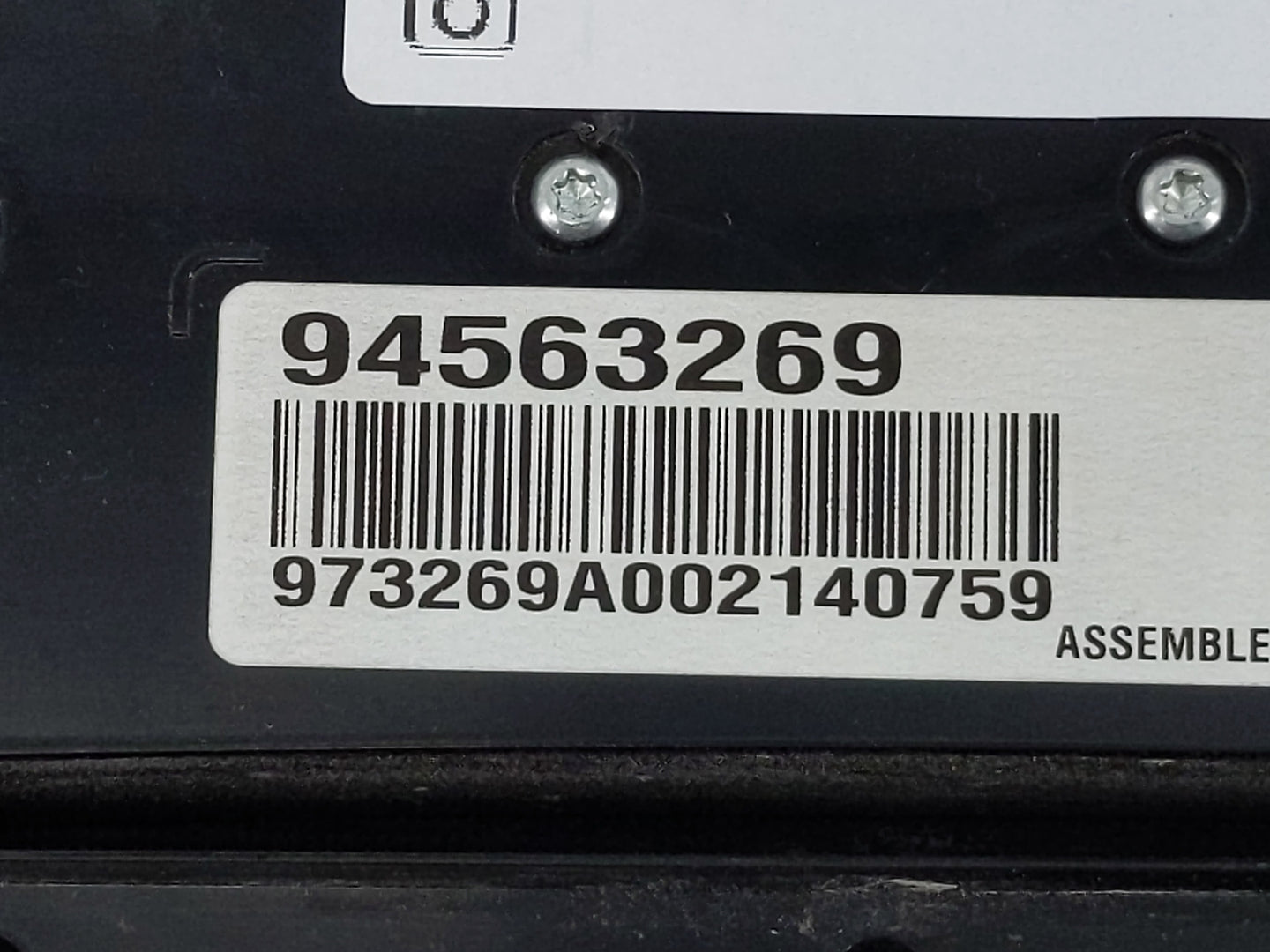 2011-2012 Chevrolet Cruze Climate Control Module Temperature AC/Heater Replacement P/N:94563269 Fits Fits 2011 2012 OEM Used