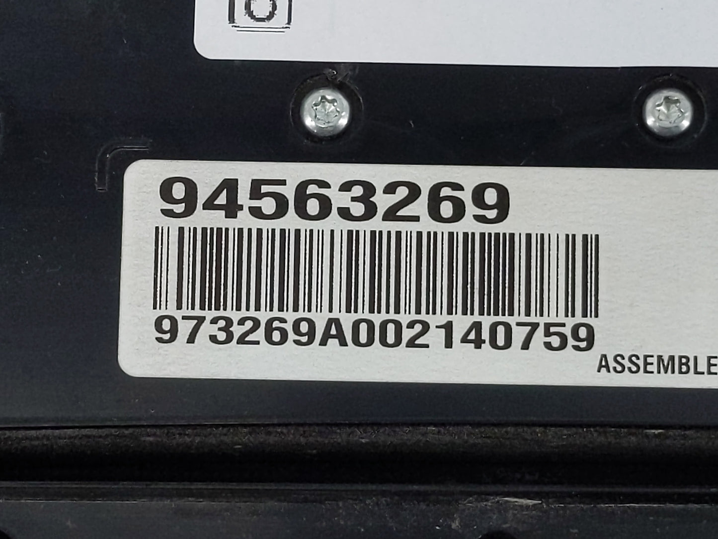 2011-2012 Chevrolet Cruze Climate Control Module Temperature AC/Heater Replacement P/N:94563269 Fits Fits 2011 2012 OEM Used