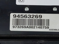 2011-2012 Chevrolet Cruze Climate Control Module Temperature AC/Heater Replacement P/N:94563269 Fits Fits 2011 2012 OEM Used