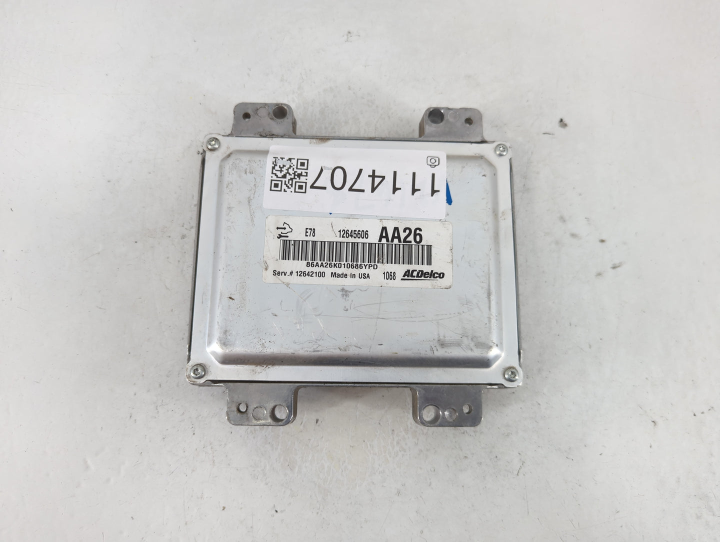 2011 Chevrolet Cruze PCM Engine Control Computer ECU ECM PCU OEM P/N:12645606 Fits OEM Used Auto Parts - Oemusedautoparts1.c