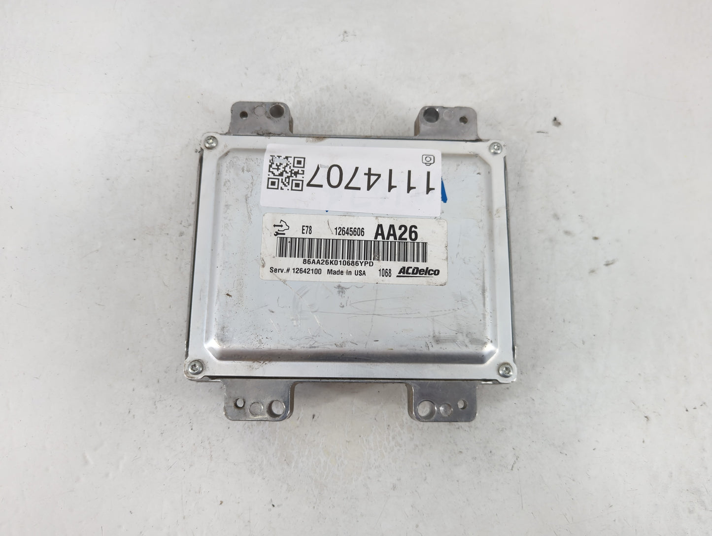 2011 Chevrolet Cruze PCM Engine Control Computer ECU ECM PCU OEM P/N:12645606 Fits OEM Used Auto Parts - Oemusedautoparts1.c