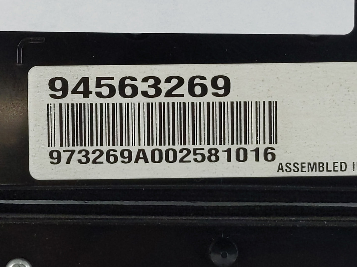 2011 Chevrolet Cruze Radio AM FM Cd Player Receiver Replacement P/N:94563269 Fits OEM Used Auto Parts - Oemusedautoparts1.co