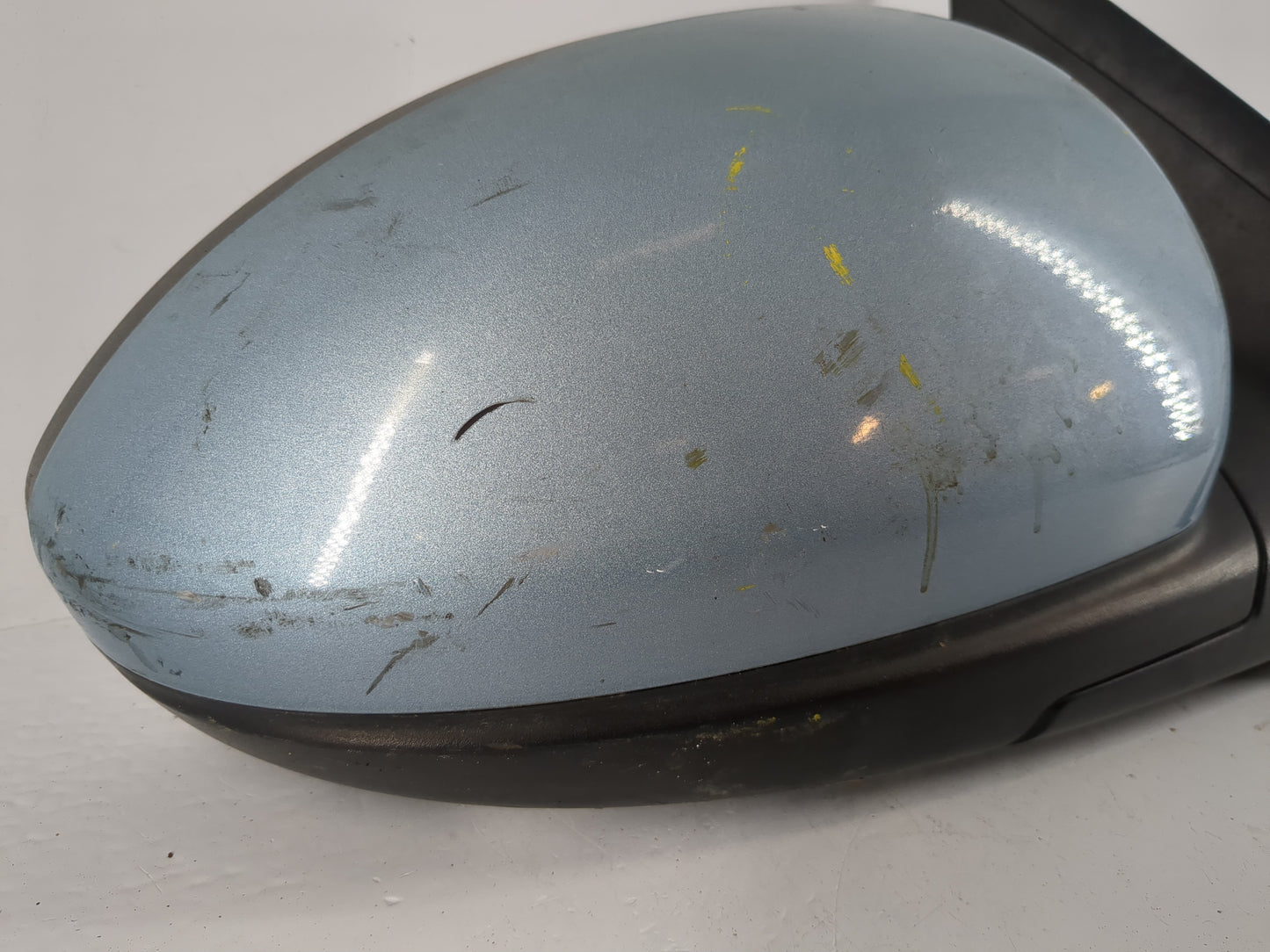2011-2016 Chevrolet Cruze Driver Left Side View Manual Door Mirror Blue - Oemusedautoparts1.com