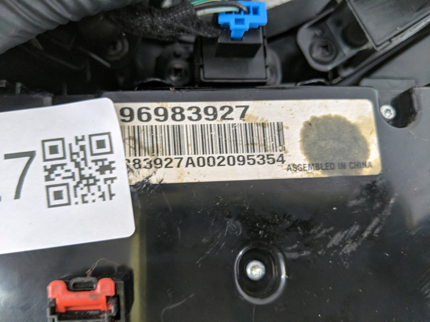 2011-2012 Chevrolet Cruze Climate Control Module Temperature AC/Heater Replacement P/N:96983927 Fits Fits 2011 2012 OEM Used