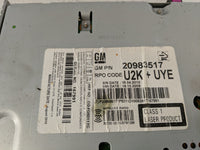 2011-2012 Chevrolet Cruze Radio AM FM Cd Player Receiver Replacement P/N:20983517 Fits Fits 2010 2011 2012 OEM Used Auto Par