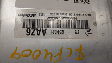 2011 Chevrolet Cruze PCM Engine Control Computer ECU ECM PCU OEM P/N:12645606,12644081 12645606 Fits OEM Used Auto Parts