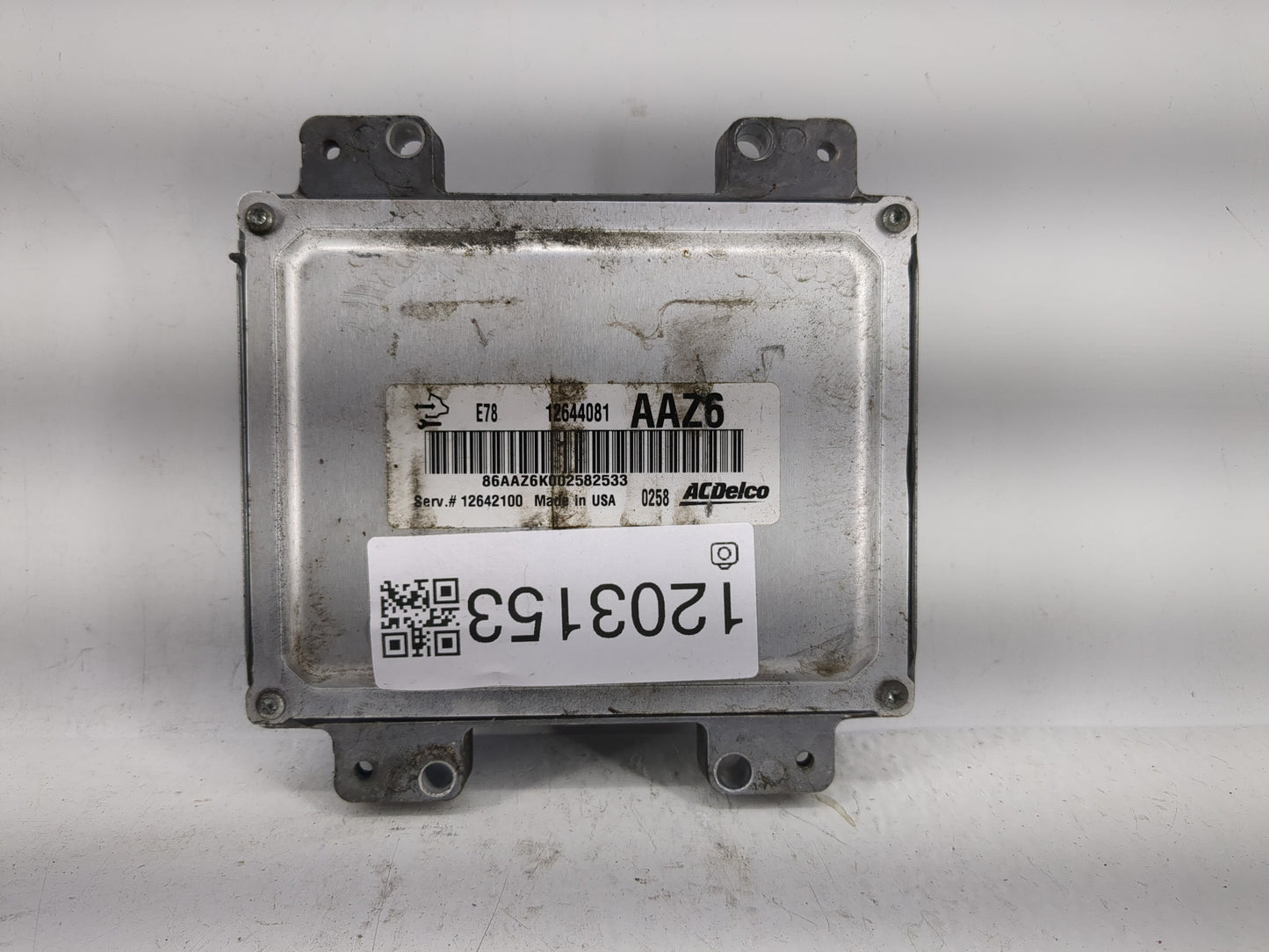 2011 Chevrolet Cruze PCM Engine Control Computer ECU ECM PCU OEM P/N:12644081 Fits OEM Used Auto Parts - Oemusedautoparts1.c