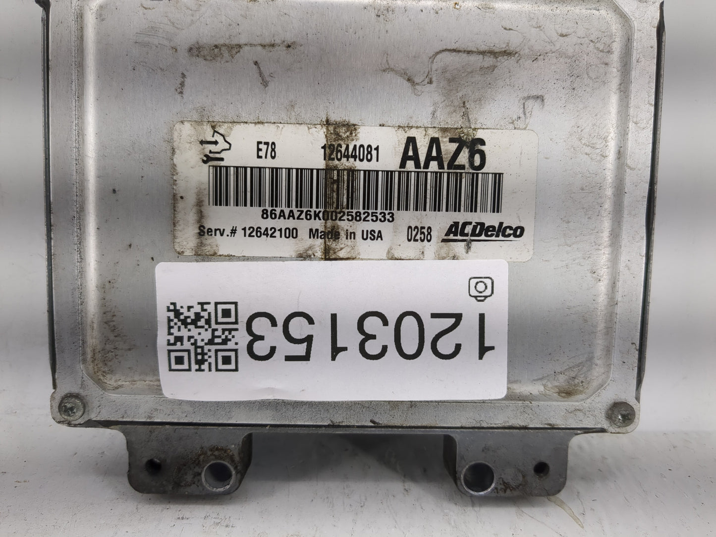 2011 Chevrolet Cruze PCM Engine Control Computer ECU ECM PCU OEM P/N:12644081 Fits OEM Used Auto Parts - Oemusedautoparts1.c